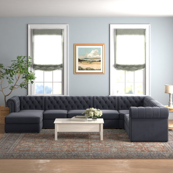 Lark Manor Modular Classic Corner Sectional Sofa With Chaise & Reviews